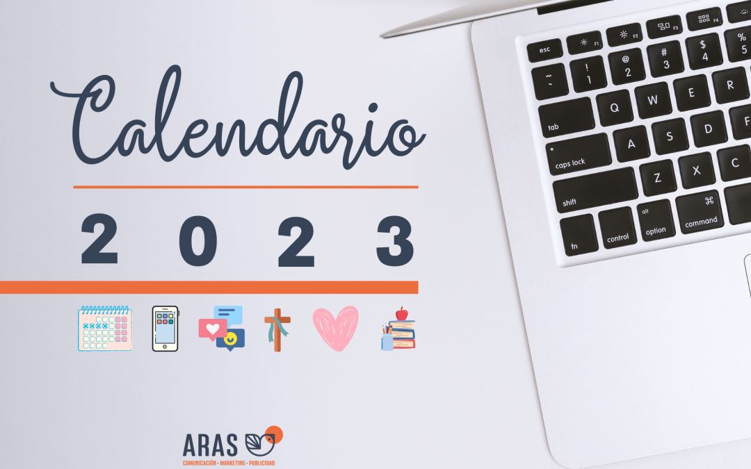 Calendario 2023 para redes sociales y community managers de entidades de Iglesia
